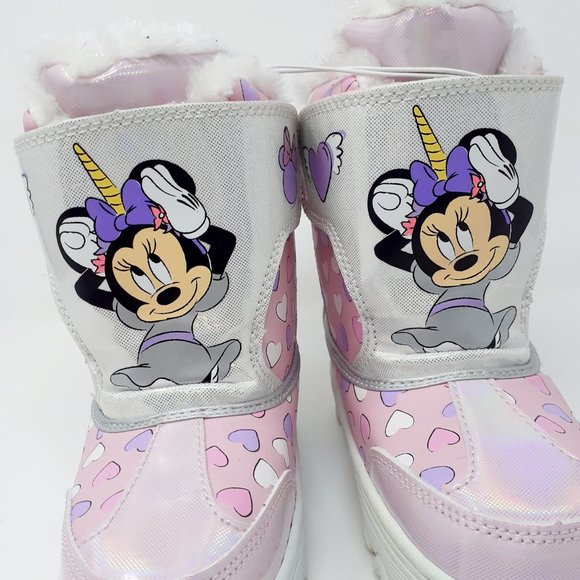 Disney Minnie Mouse Toddler Girl Boots - Picture 2 of 7